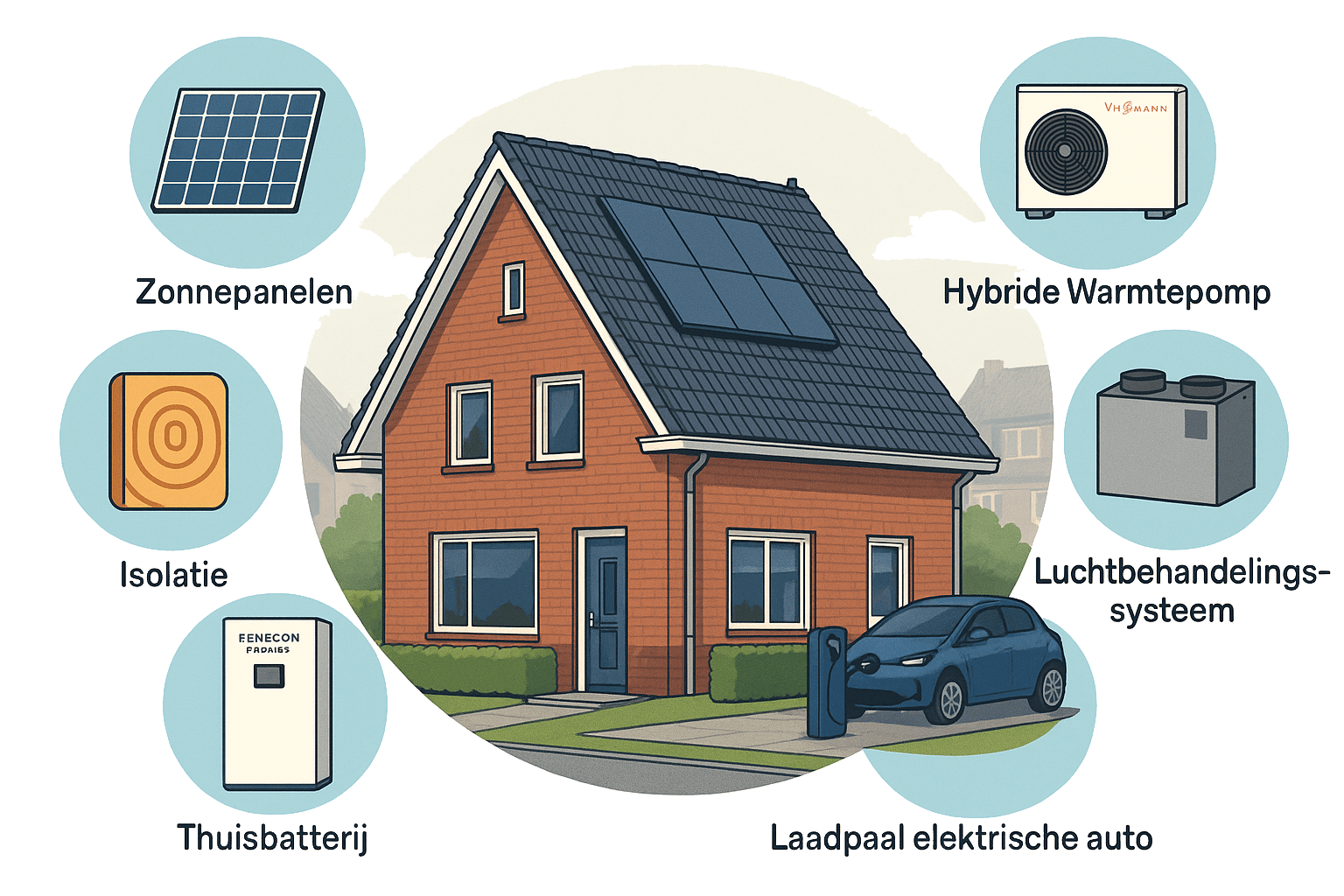Overzicht van duurzame oplossingen voor een woning